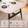 cn-11134207-820l4-mg4yqn5i25u4dc.webp Modern Marble Top Dining Table L120cm W70cm