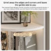Corner Bookshelf Storage Cabinet