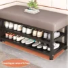 Shoe Storage Changing Bench