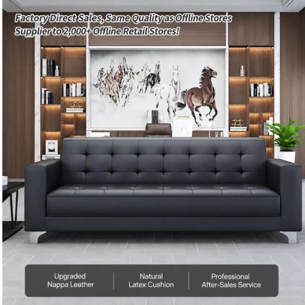 my-11134207-820l4-mr1gko725bm4d4.webp Premium Leather Reception Sofa