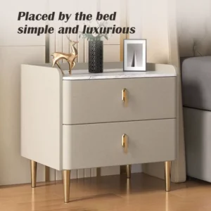 Sintered Stone Bedside Table Nightstand