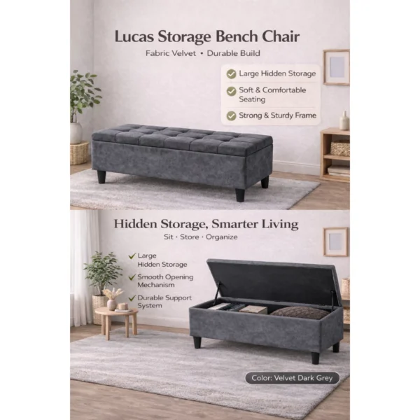 my-11134207-820l9-mmscr2ez08w197.webp LUCAS 3 Seater Storage Bench Chair