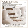 Cream Extendable Pull Out Sofa Bed