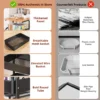 Movable Trolley Storage Rack