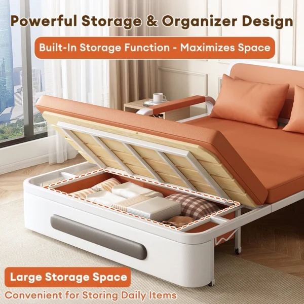 my-11134207-820lb-mhugowcpnawyc9.webp Metal Folding Sofa Bed 2 Seater