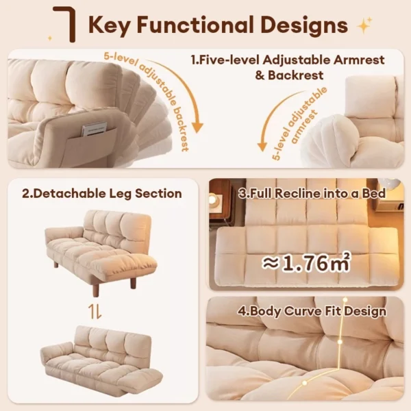 my-11134207-820ld-me6yy14duhafe7.webp Foldable Sofa Bed 2/3 Seater