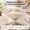 Cream Teddy Compressed Cloud Sofa