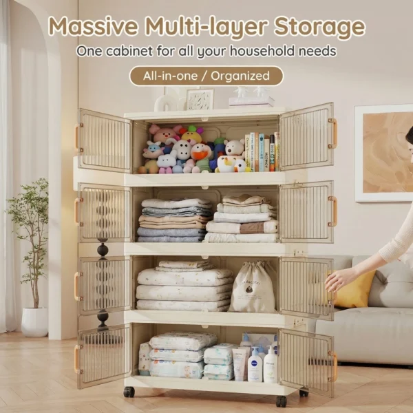 my-11134207-820lf-mn0wumewwcn492.webp KUKAA Multi Layer Foldable Storage Cabinet