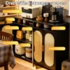 Bamboo Kitchen Cabinet 4 Doors