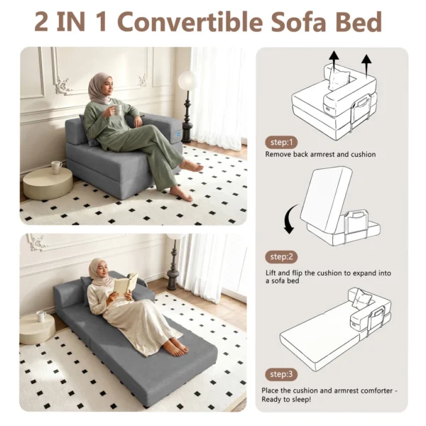 1M Foldable Sofa Bed