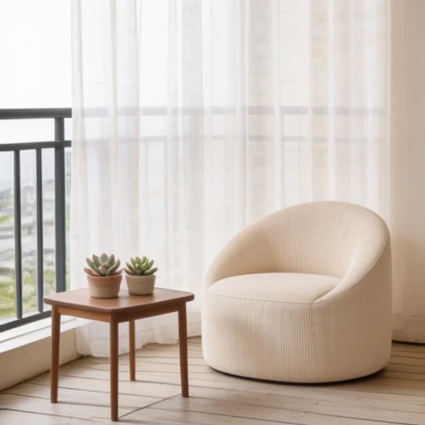 Barrel Style Sofa Chair